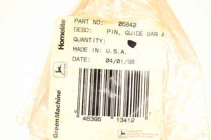 Homelite 06842 Guide Bar Adjuster Pin NOS