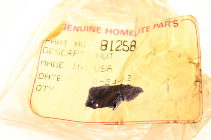 Homelite 81258 Nut NOS