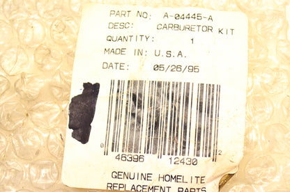 Homelite A-04445-A Carburetor Kit NOS