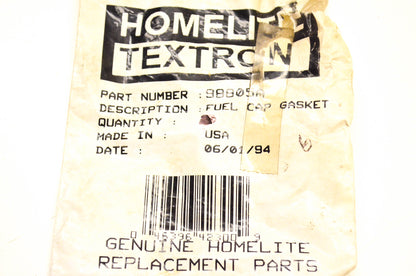 Homelite 98805A Fuel Cap Gasket NOS