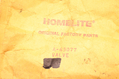 Homelite A-65077 Check Valve NOS