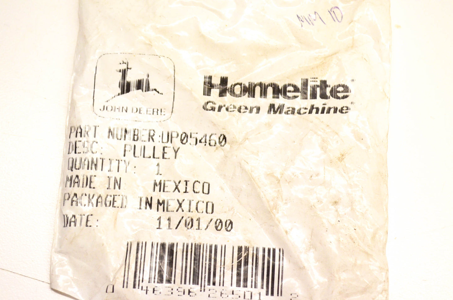 Homelite UP05460 Starter Pulley NOS