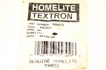 Homelite 88052 Screw NOS