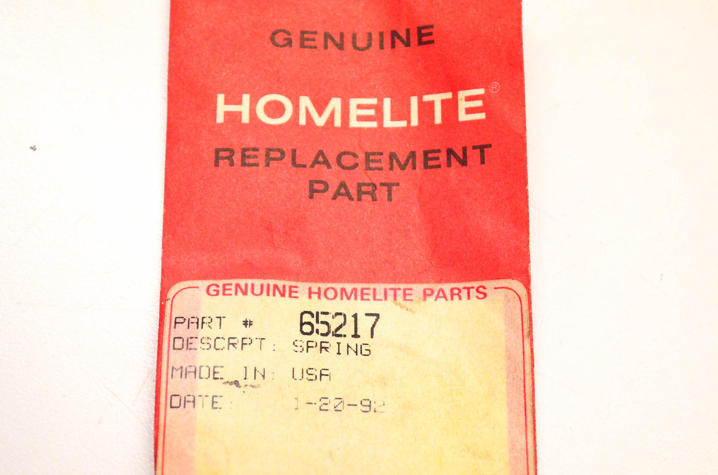 Homelite 65217 Spring NOS