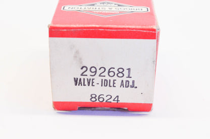 New OEM Briggs & Stratton 292681, 8624 Idle Adjusting Valve NOS