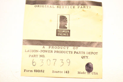 Tecumseh 630739 Idle Mix Screw Washer Qty 2 NOS