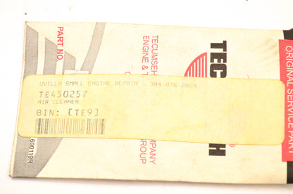 Tecumseh 450257 Air Cleaner NOS