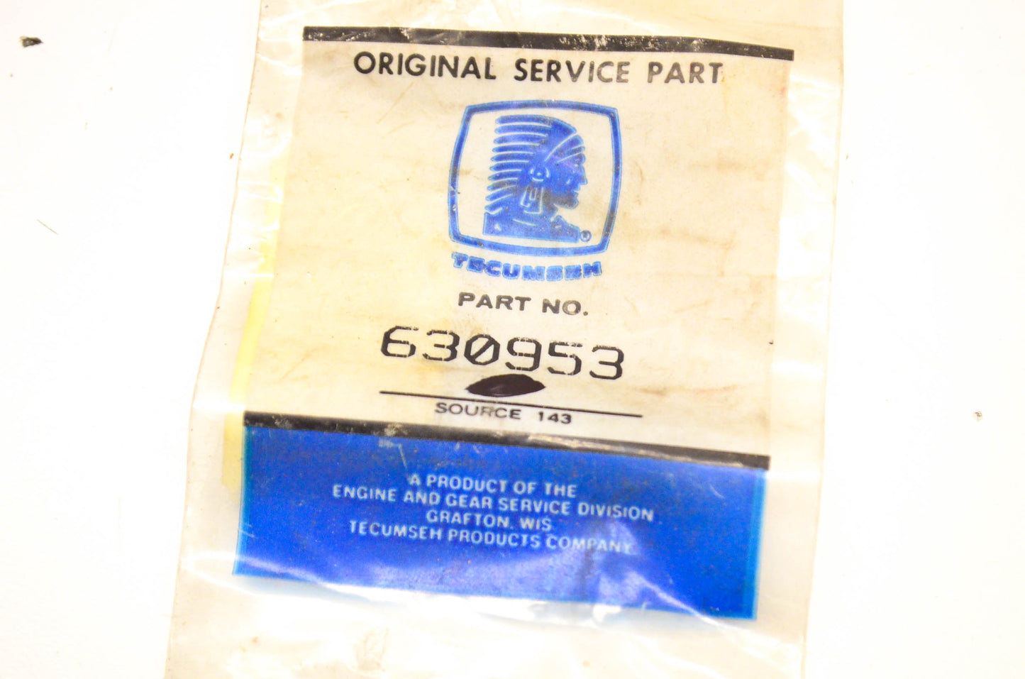 Tecumseh 630953 Pump Element NOS