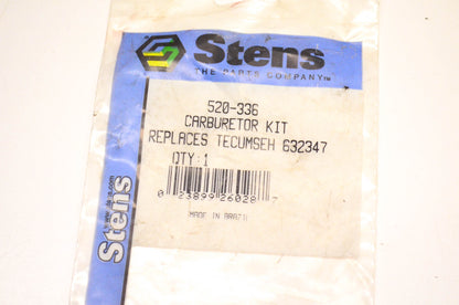 Stens 520-336, 632347 Carburetor Kit NOS