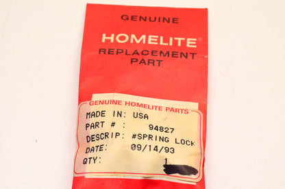 Homelite 94827 Spring Lock NOS