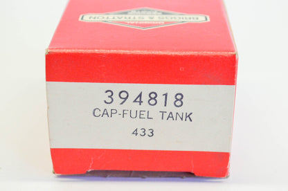 New OEM Briggs & Stratton 394818, 433 Fuel Tank Cap NOS