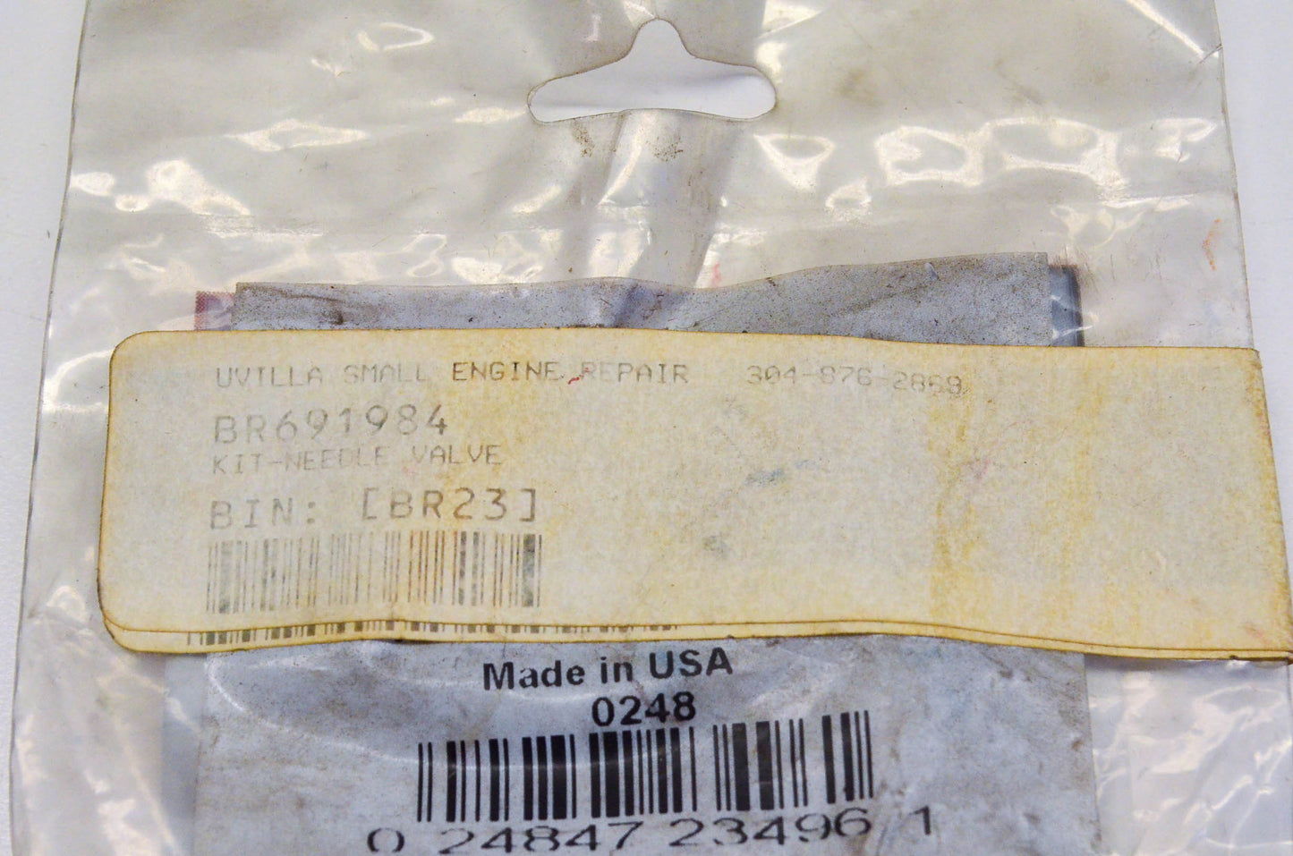 New OEM Briggs & Stratton 691984 Needle Valve Kit NOS