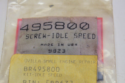 New OEM Briggs & Stratton 495800 Idle Speed Screw NOS