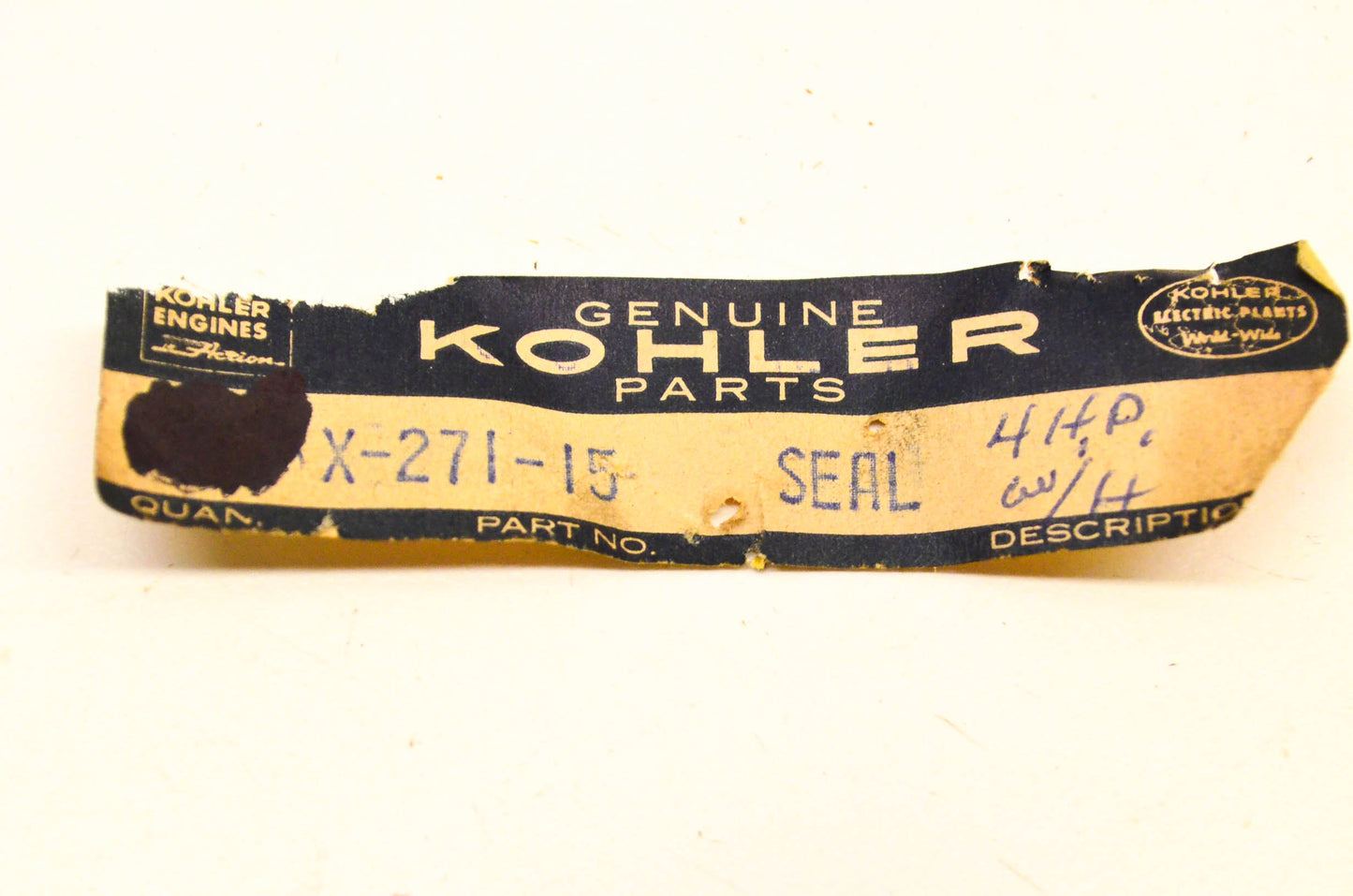 Kohler X-271-15 Oil Seal NOS