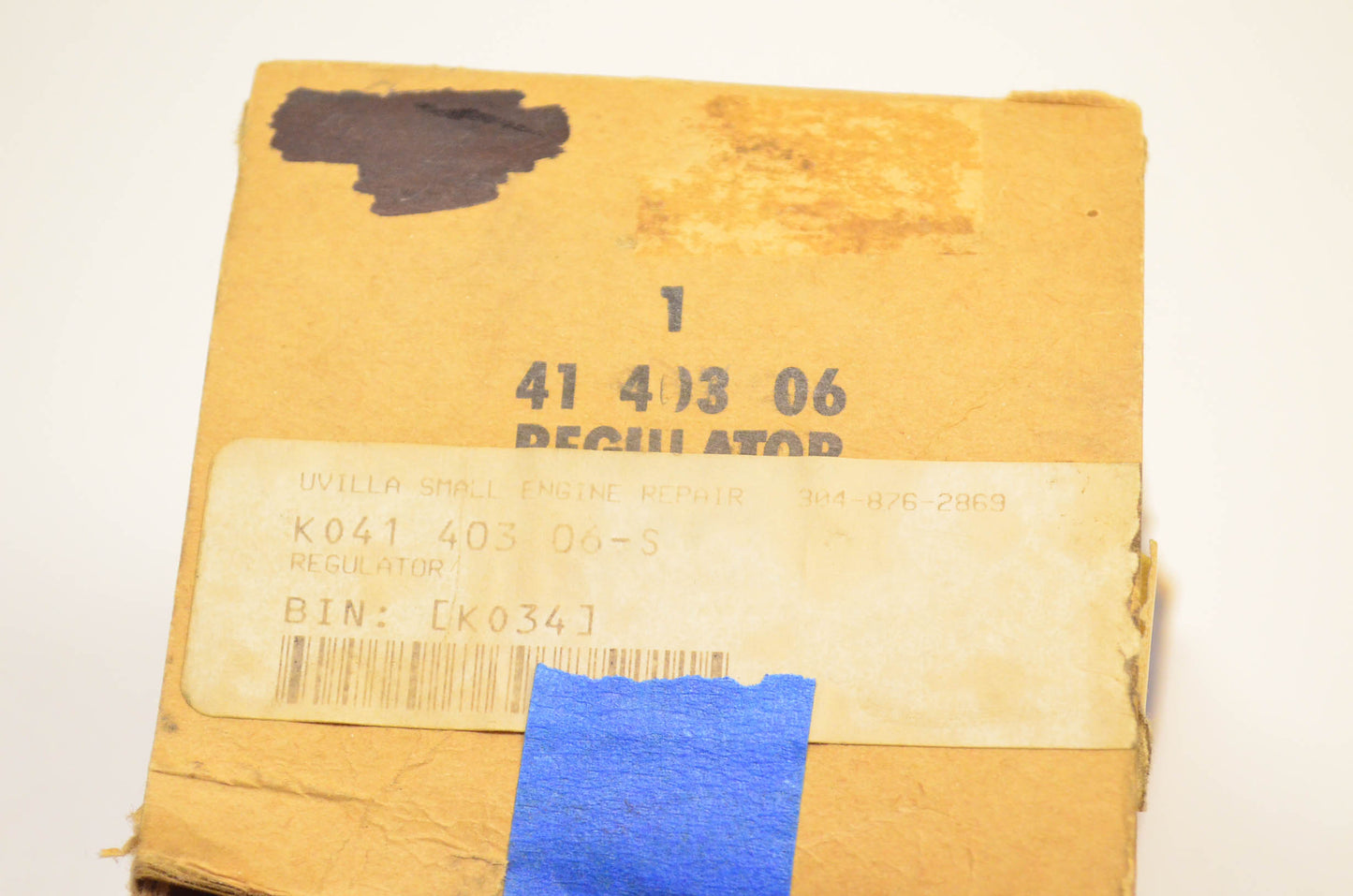 Kohler 41 403 06, 41-403-06 Regulator NOS