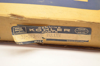 Kohler 33-093-02 Pulley NOS