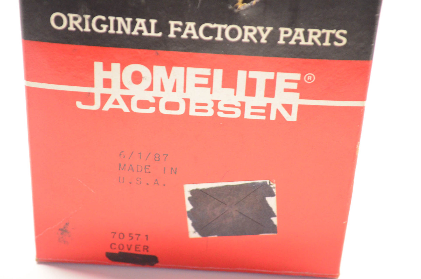 Homelite 70571 Air Filter Cover NOS