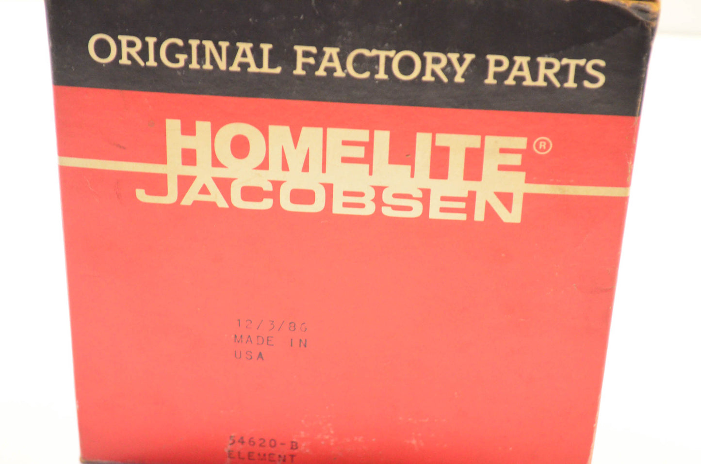 Homelite 54620, 54620-B Air Filter NOS