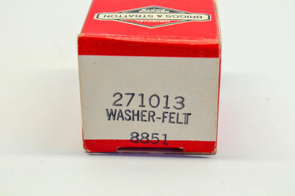 New OEM Briggs & Stratton 271013, 8851 Felt Washer NOS