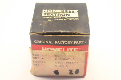 Homelite A-68645-A Starter Pulley Kit NOS