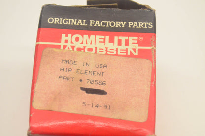 Homelite 70566 Air Filter Element NOS