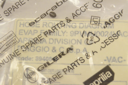 Aprilia 894061 Hose Routing Diagram Decal NOS