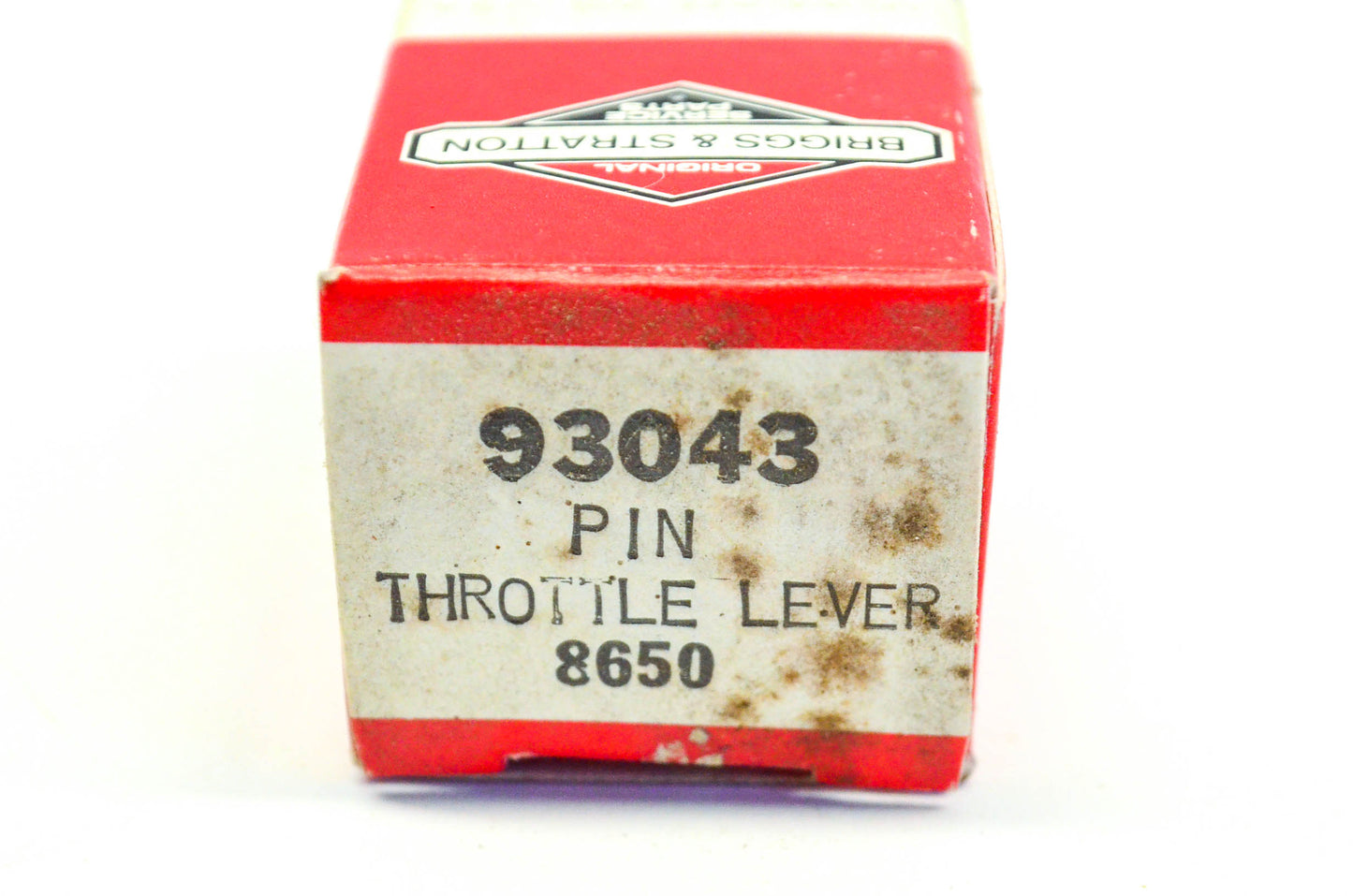 New OEM Briggs & Stratton 93043, 8650 Throttle Lever Pin NOS