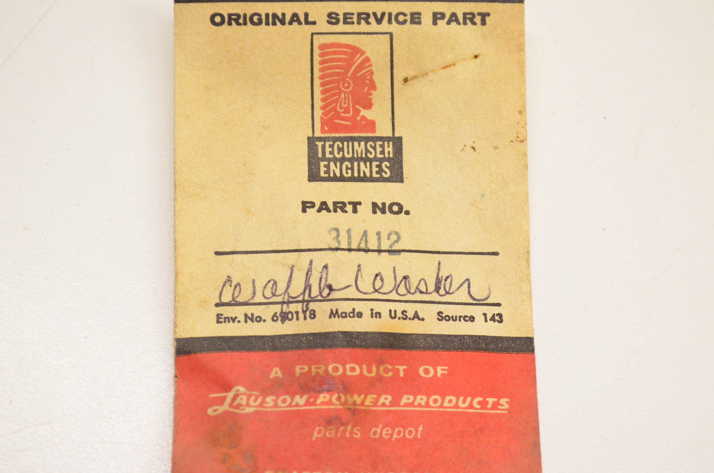 Tecumseh 31412 Washer NOS