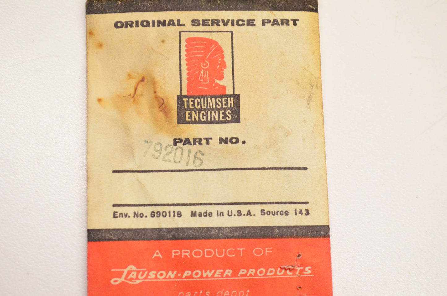 Tecumseh 792016 Retainer Ring NOS