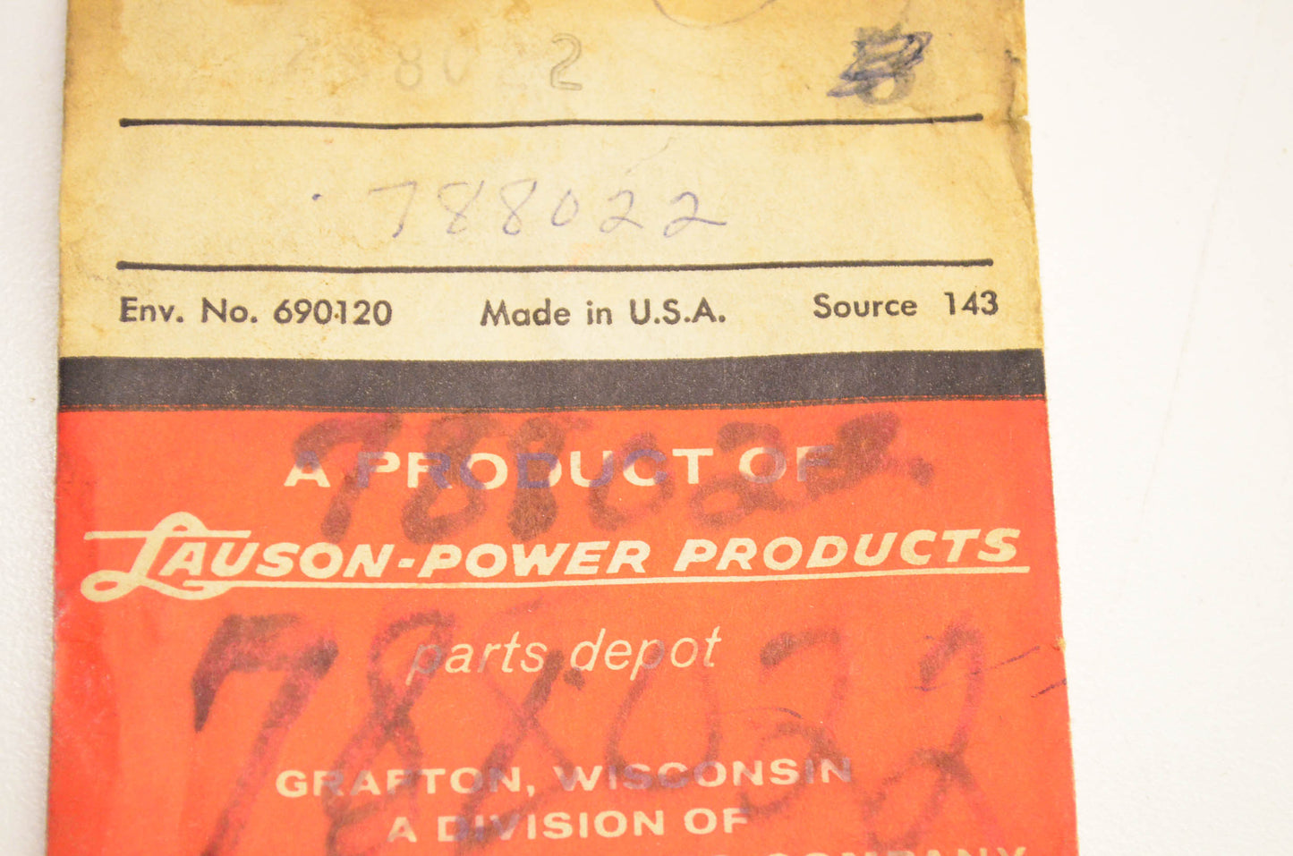 Tecumseh 788022 Gasket NOS