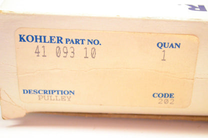 Kohler 41 093 10, 41-093-10 Pulley NOS