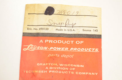 Tecumseh 788019 Snap Ring NOS