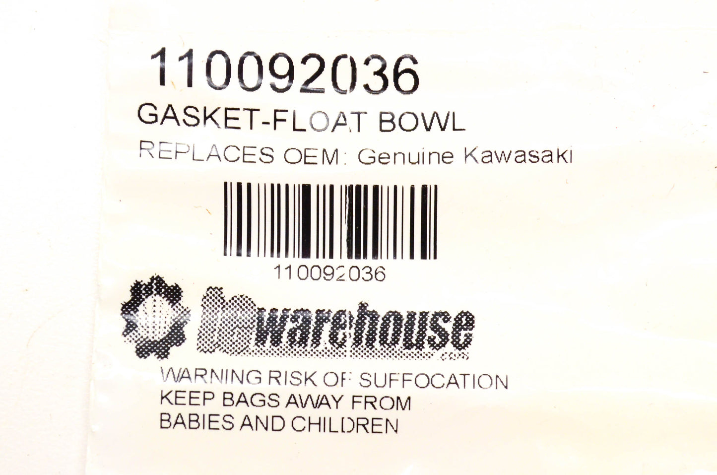 Tewarehouse 110092036, 11009-2036 Float Bowl Gasket Qty 2 NOS
