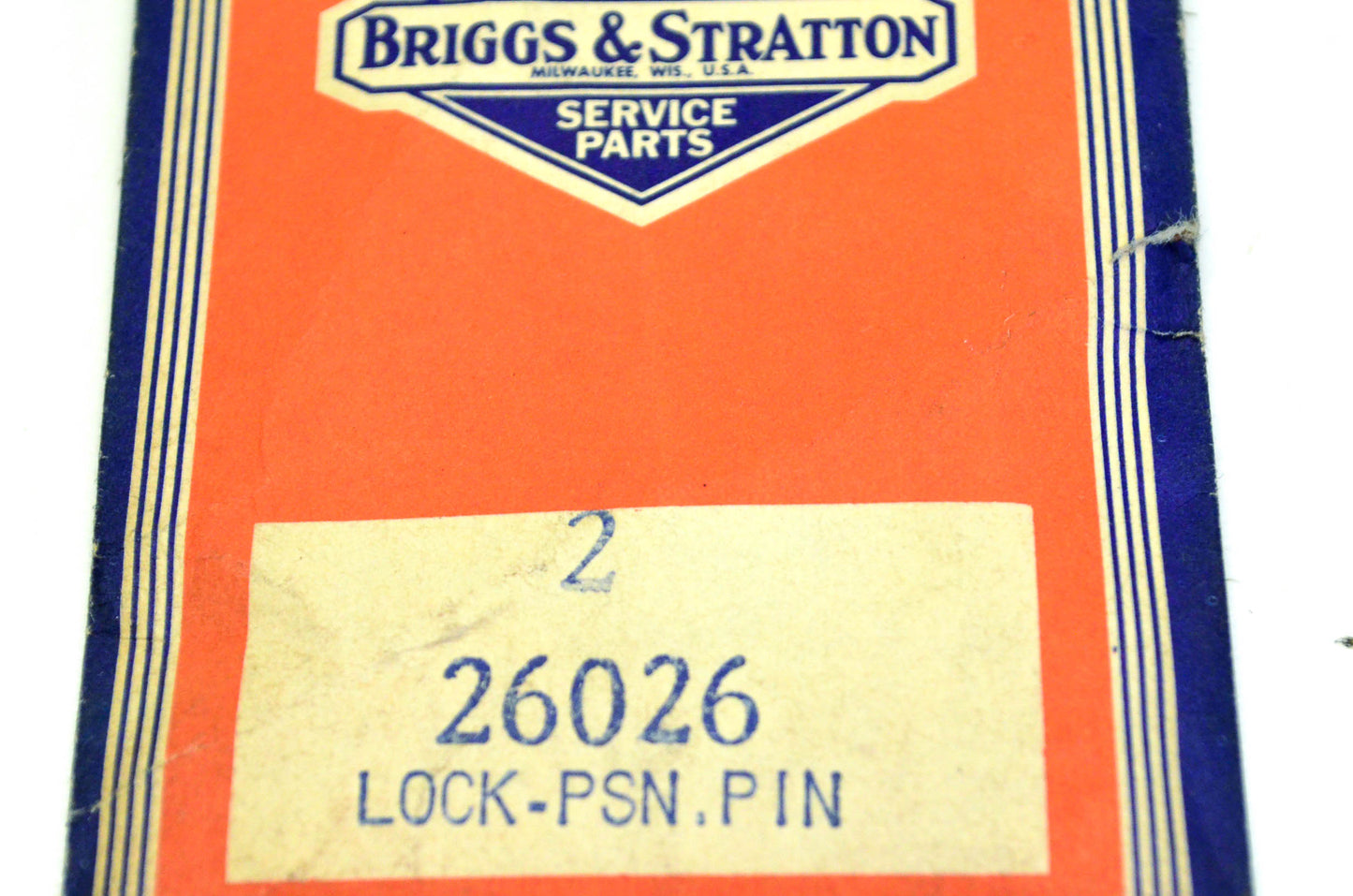New OEM Briggs & Stratton 26026 Piston Pin Locks Qty 3 NOS