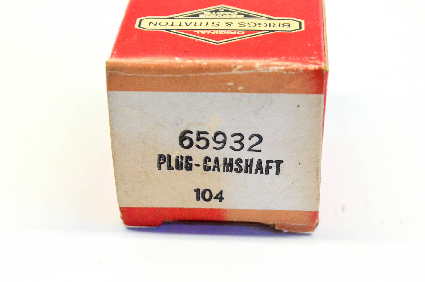 New OEM Briggs & Stratton 65932, 104 Camshaft Plug NOS