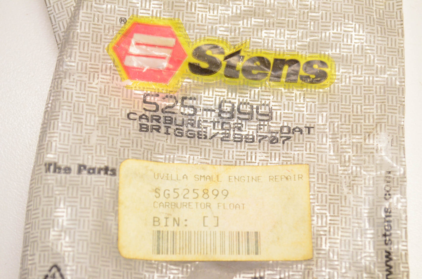 Stens 525-899, 299707 Carburetor Float NOS
