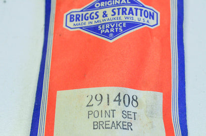 New OEM Briggs & Stratton 291408 Breaker Point Set NOS