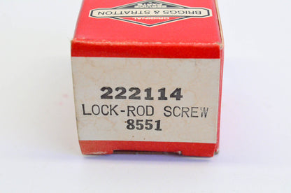 New OEM Briggs & Stratton 22114, 8551 Rod Screws Lock Qty 2 NOS