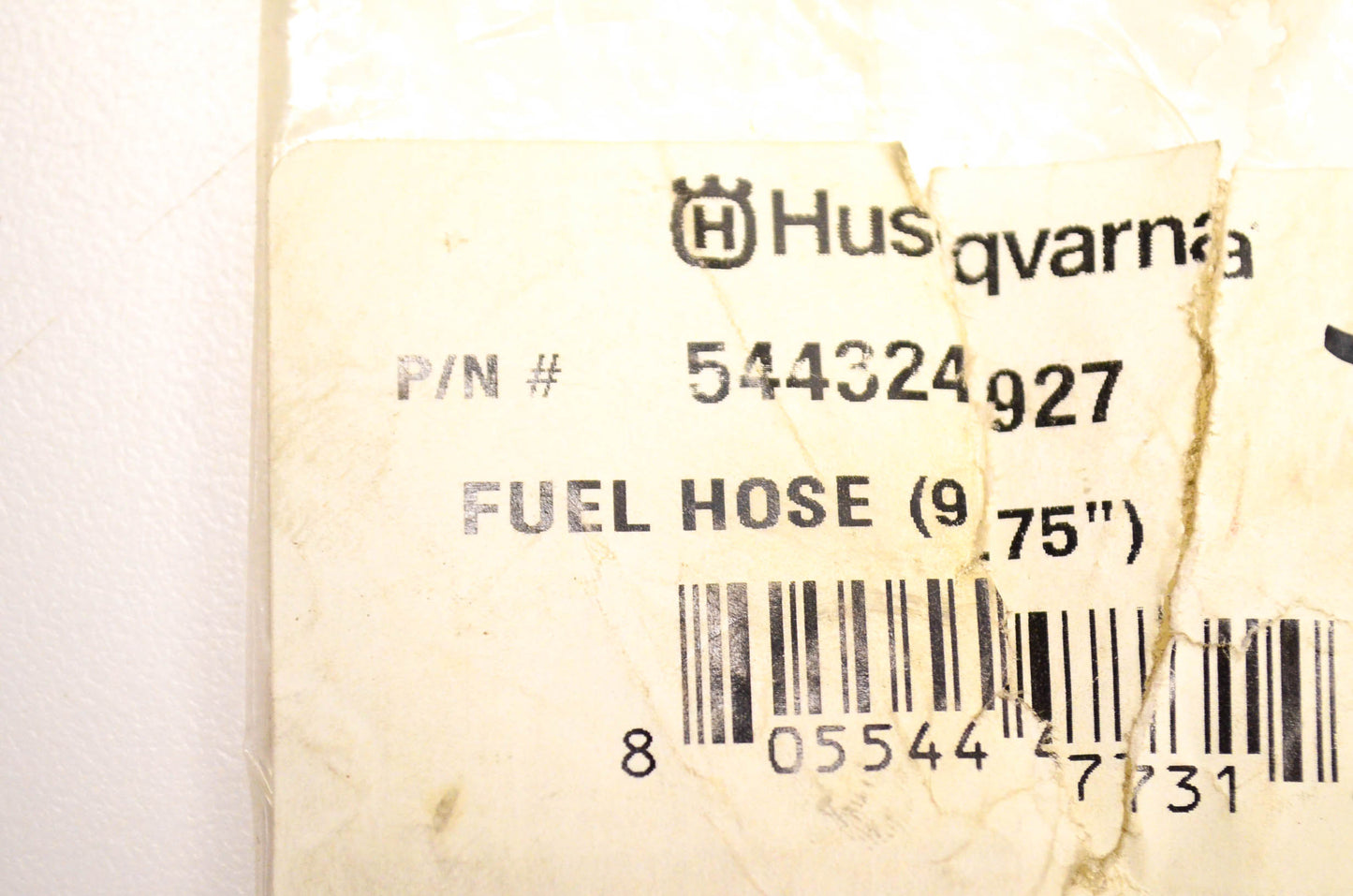 New OEM Husqvarna 544324927, 544 32 49-27 Fuel Hose NOS