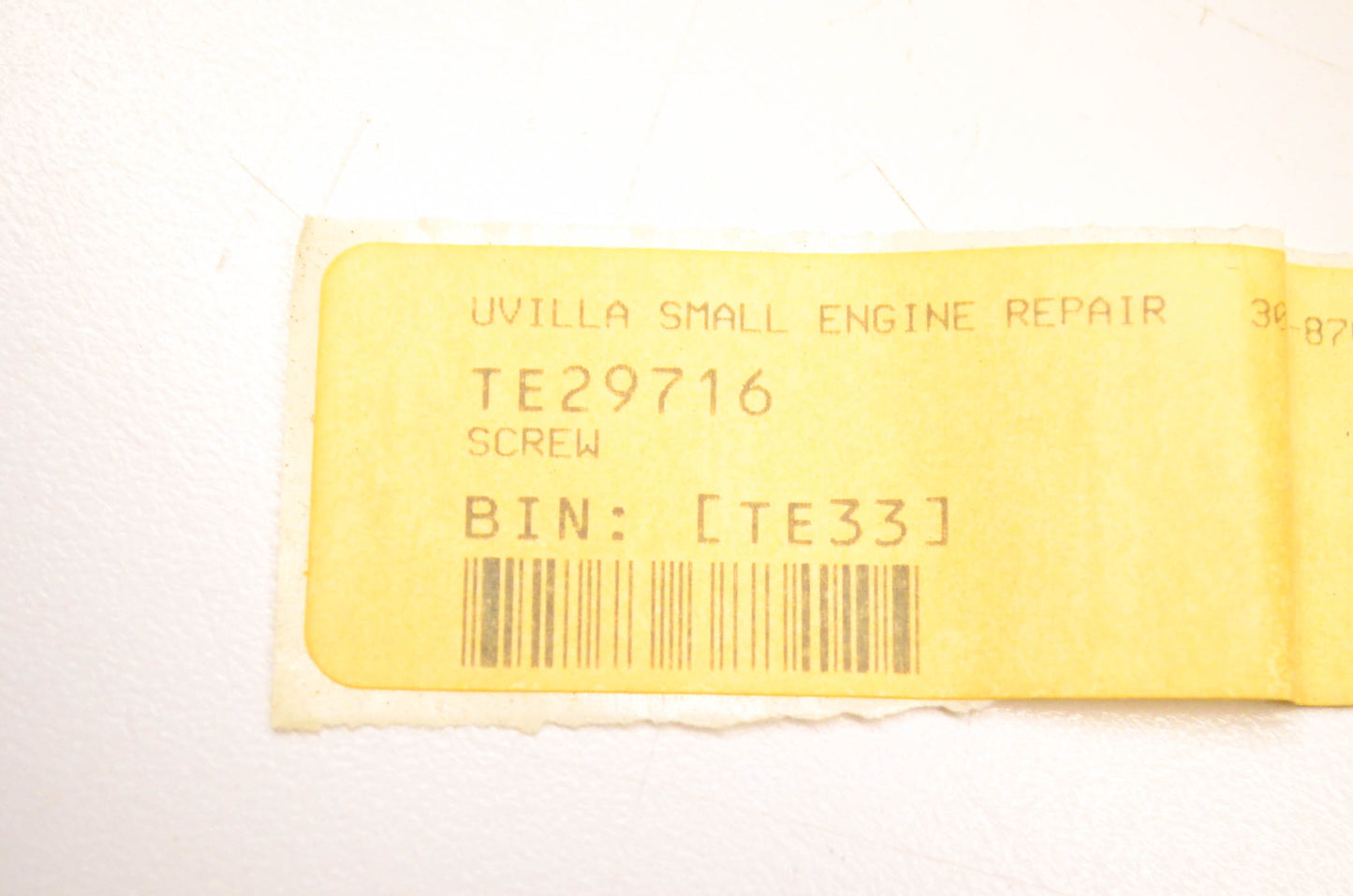 Tecumseh 29716 Screw NOS