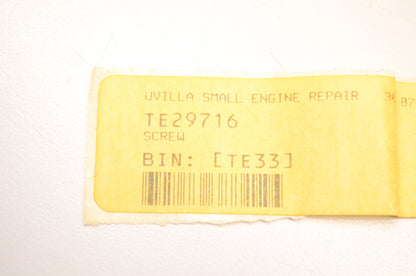 Tecumseh 29716 Screw NOS
