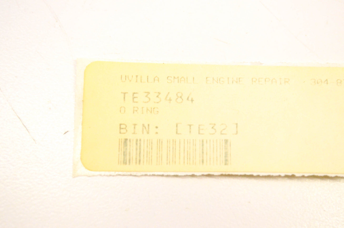 Tecumseh 33484 O-ring NOS