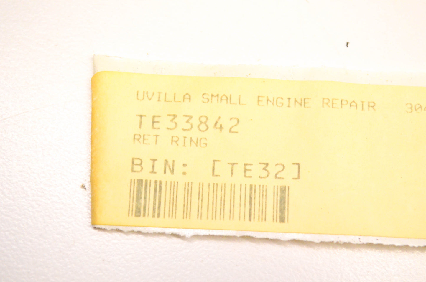 Tecumseh 33842 Retaining Ring Qty 2 NOS