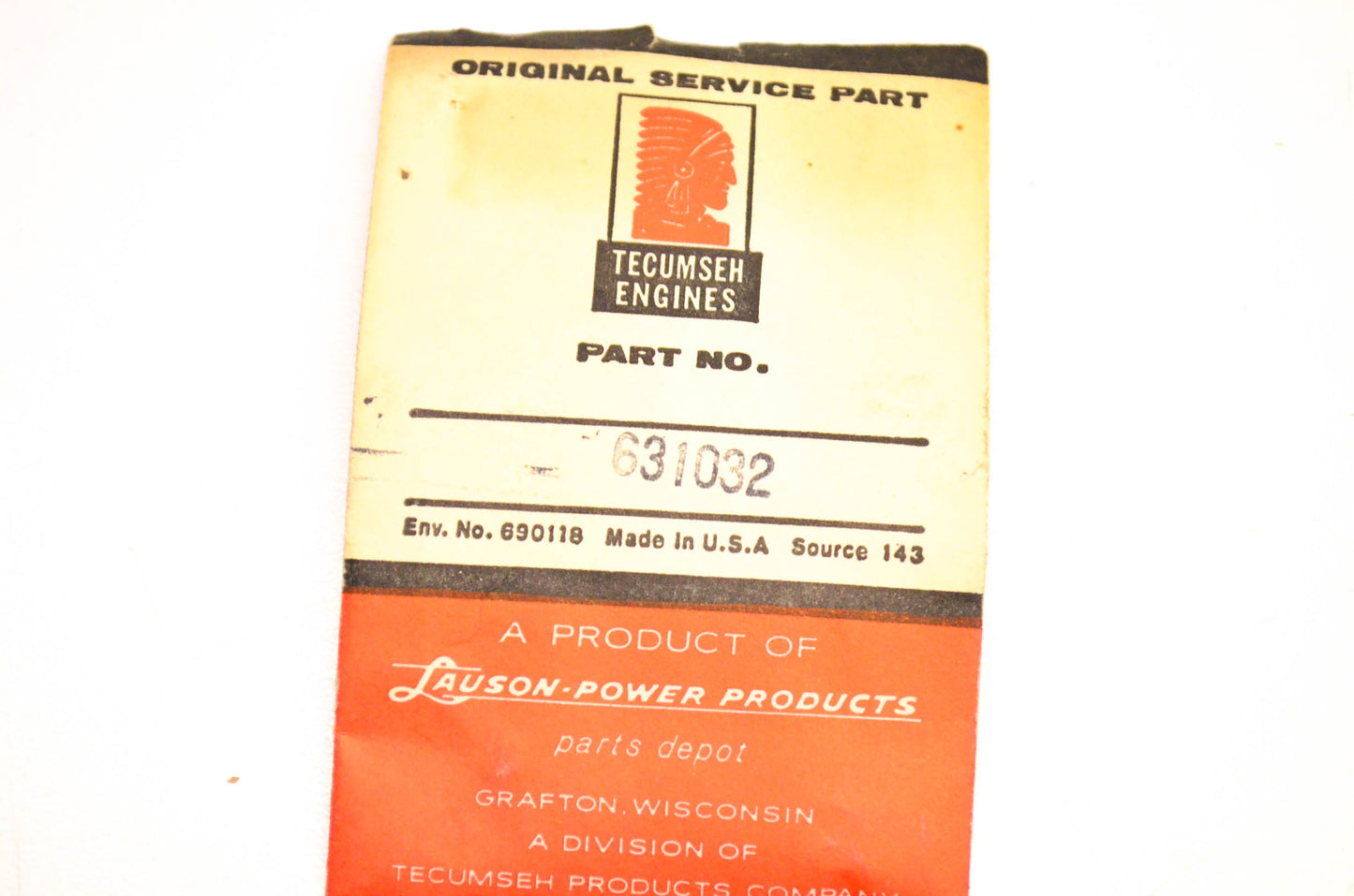 Tecumseh 631032 Check Valve NOS