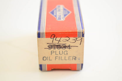 New OEM Briggs & Stratton 94239, 91034, BR94239 Oil Filler Plug NOS