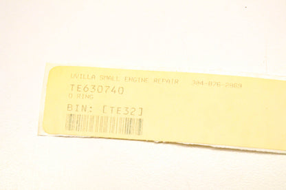 Tecumseh 630740 O-ring Qty 2 NOS