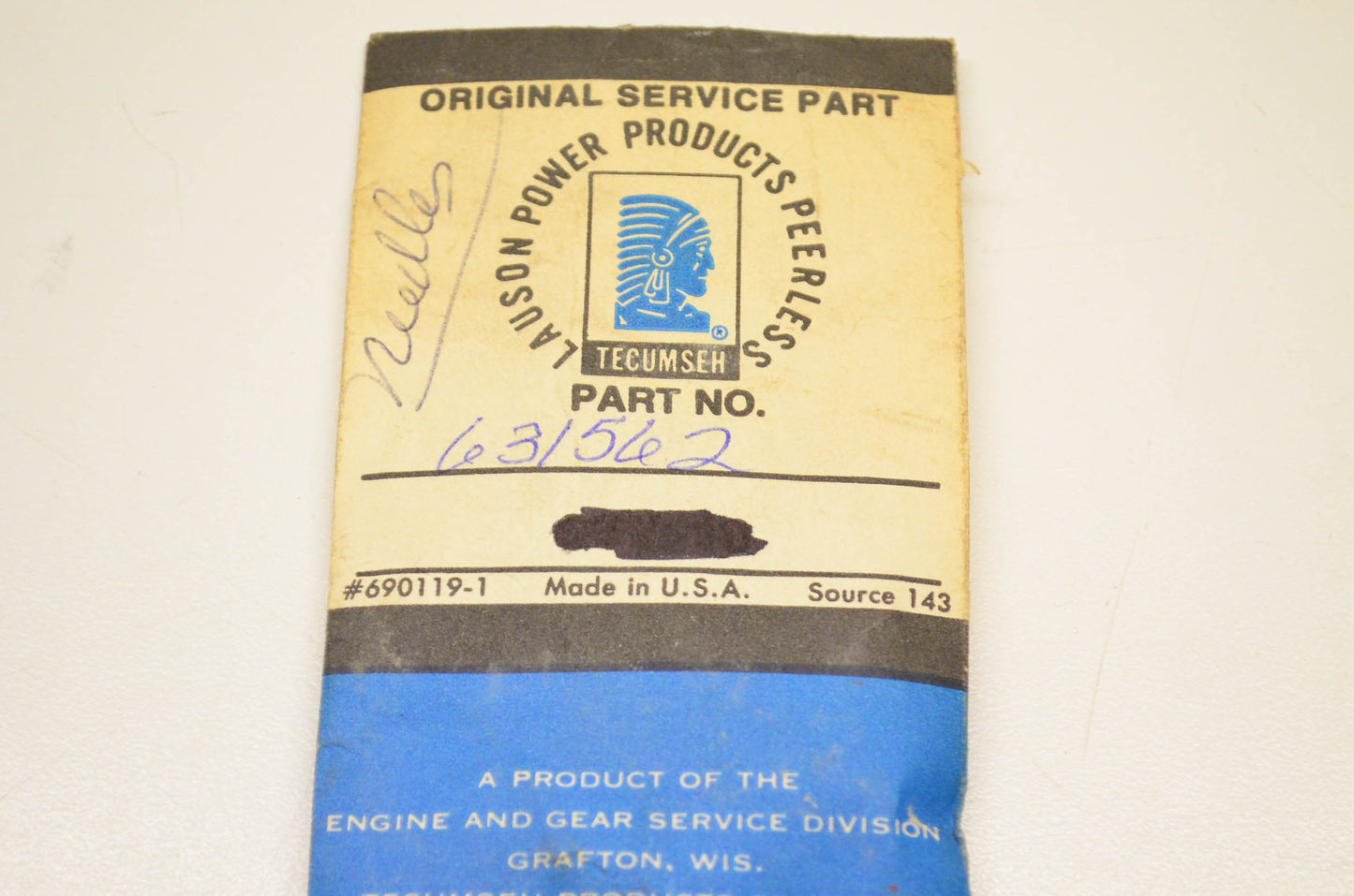 Tecumseh 631562 Adjusting Screw NOS