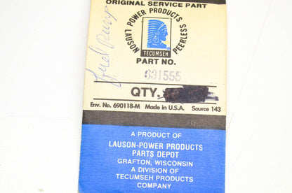 Tecumseh 631555 Carburetor Valve Diaphragm NOS