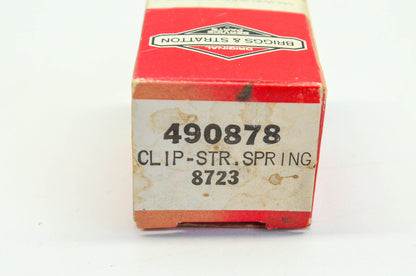 New OEM Briggs & Stratton 490878, 8723 Vertical Start Clip NOS
