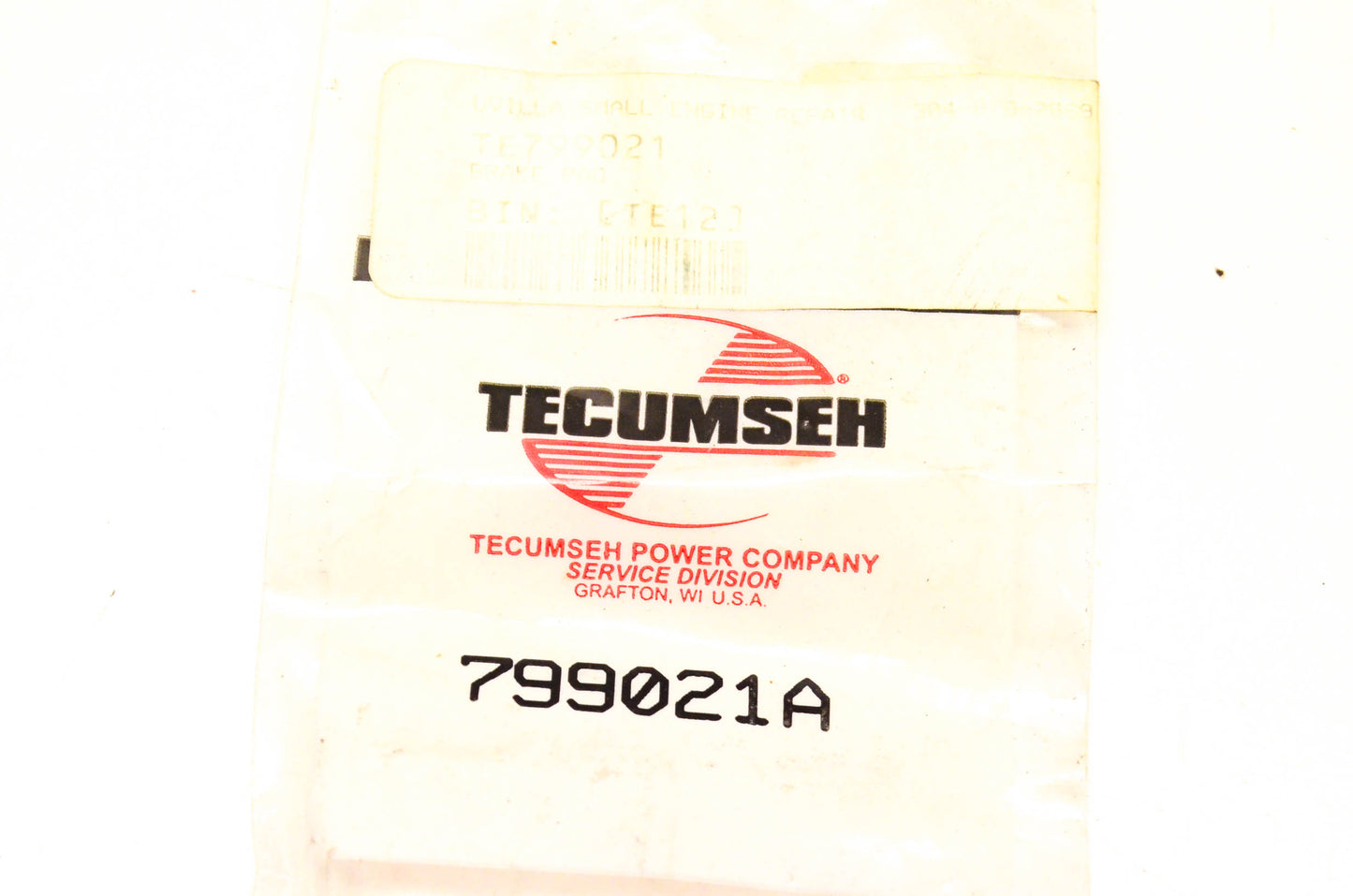 Tecumseh 799021A Brake Pad NOS